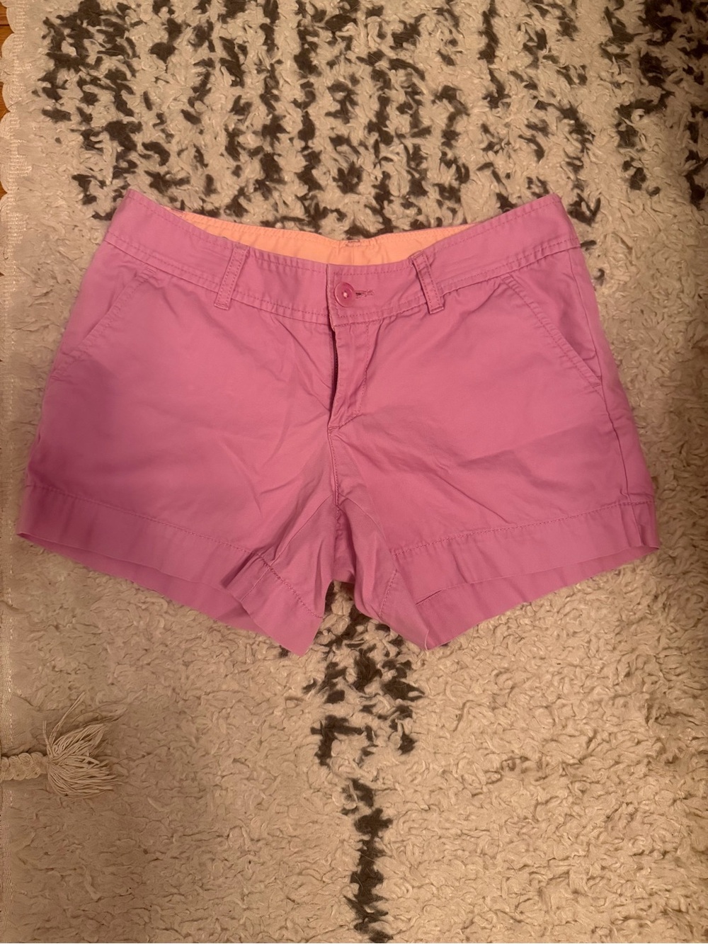 Lilly Pulitzer Lavender-Pink Cotton Callahan Shorts